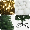 Dirbtinė vidutinio žalumo Kalėdų eglutė su rutuliu 150 cm