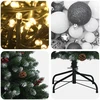 Dirbtinė Kalėdų eglutė su burbulais 210 cm 300 LED Šilta balta