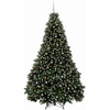 Dirbtinė žalia Kalėdų eglutė su žaisliukais 270 cm 300 LED