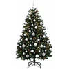 Dirbtinė žalia Kalėdų eglutė su žaisliuku 150 cm 150 LED