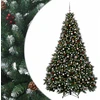 Dirbtinė žalia Kalėdų eglutė su žaisliuku 300 cm 600 LED
