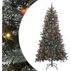 Dirbtinė Kalėdų eglutė Žalia 210 cm PVC, plastikas ir plienas