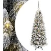 Dirbtinė Kalėdų eglutė su 150 LED s stovu Balta 120 cm