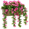 Dirbtinės gėlės Purpurinė raudona 55 x 20 x 55 cm PE ir plienas
