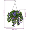 Dirbtinės gėlės Violetinė 66 x 75 x 70 cm PE ir plienas