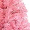 Kalėdų eglutė su 300 LED s stovu Rožinė 180 cm PVC