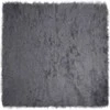 Dirbtinio avių kailio kilimas TAFALLA Antracito 120 x 120 cm