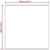 Dirbtinio avių kailio kilimas TAFALLA Kreminė 200 x 200 cm