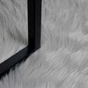 Dirbtinio avių kailio kilimas TAFALLA Pilka 240 x 240 cm