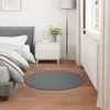 Neslystantis kilimas iš dirbtinio triušio kailio OLITE Ø 80 cm