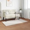 Neslystantis kilimas iš dirbtinio triušio kailio OLITE Kreminė