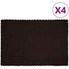 Neslystanti antklodė iš dirbtinio triušio kailio Olite 4 pcs