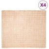 Neslystanti antklodė iš dirbtinio triušio kailio Olite 4 pcs