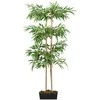 Dirbtinis bambukas, žalios spalvos, 150cm, 988 lapai