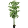 Dirbtinis bambukas, žalios spalvos, 180cm, 864 lapai