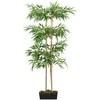 Dirbtinis bambukas, žalios spalvos, 80cm, 380 lapai