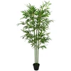 Dirbtinis bambuko medis 2 pcs Žalia 45 x 18 x 175 cm