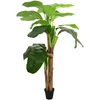 Dirbtinis bananinio medis Žalia 125 x 25 x 250 cm