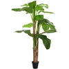 Dirbtinis bananinio medis Žalia 125 x 25 x 250 cm