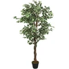 Dirbtinis fikusas, žalios spalvos, 150cm, 756 lapai