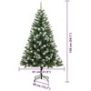Dirbtinis Lankstus Kalėdų medis su paminkštintu sniegu 150 cm