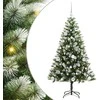 Dirbtinis Lankstus Kalėdų medis su paminkštintu sniegu 150 cm