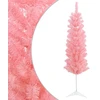 Dirbtinis lieknas Kalėdų medis 120 cm PVC ir Plienas Rožinė