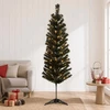 Dirbtinis lieknas Kalėdų medis 150 cm 150 LED Šilta balta