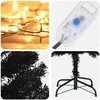 Dirbtinis lieknas Kalėdų medis 210 cm 300 LED Šilta balta