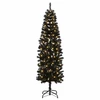 Dirbtinis lieknas Kalėdų medis 210 cm 300 LED Šilta balta