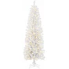 Dirbtinis lieknas Kalėdų medis 210 cm 300 LED Šilta balta