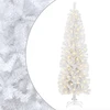 Dirbtinis lieknas Kalėdų medis 240 cm 300 LED Šilta balta
