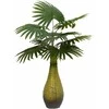 Dirbtinis palmių augalas, žalios spalvos, 65cm, 9 lapų