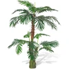 Dirbtinis paprastasis cikas su vazonu, žalias, 150 cm