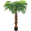 Dirbtinis paprastasis cikas su vazonu, žalias, 160cm