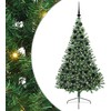 Dirbtinis prieššventinis eglutė su šviesomis Žalia 180 cm PVC