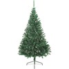 Dirbtinis prieššventinis eglutė su šviesomis Žalia 210 cm PVC