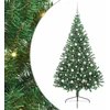 Dirbtinis prieššventinis eglutė su šviesomis Žalia 210 cm PVC