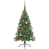 Dirbtinis prieššventinis eglutė su šviesomis Žalia 120 cm PVC