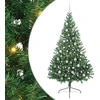 Dirbtinis prieššventinis eglutė su šviesomis Žalia 210 cm PVC