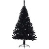 Dirbtinis prieššventinis eglutė su šviesomis Juoda 120 cm PVC