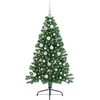 Dirbtinis prieššventinis eglutė su šviesomis Žalia 120 cm PVC