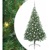 Dirbtinis prieššventinis eglutė su šviesomis Žalia 210 cm PVC