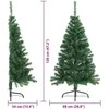 Dirbtinis prieššventinis eglutė su šviesomis Žalia 120 cm PVC