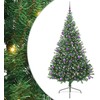 Dirbtinis prieššventinis eglutė su šviesomis Žalia 210 cm PVC