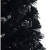 Dirbtinis prieššventinis eglutė su šviesomis Juoda 120 cm PVC