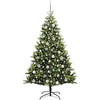 Dirbtinis sulankstomas Kalėdų medis su 300 LED Žalia 180 cm