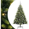 Dirbtinis sulankstomas Kalėdų medis su 300 LED Žalia 180 cm