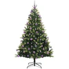 Dirbtinis sulankstomas Kalėdų medis su 300 LED Žalia 210 cm