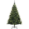 Dirbtinis sulankstomas Kalėdų medis su 300 LED Žalia 210 cm